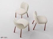 Chaises 4 pieds Mys, pour le salon ou la réunion