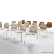 Chaises visiteur Liù 4 pieds 