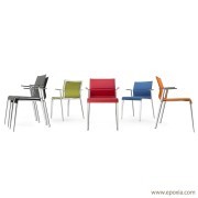 Chaises visiteur ou réunion Stick 4 pieds
