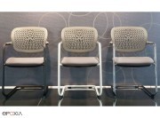 Chaises de réunion Flexa, pied cantilever