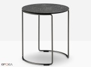 Table basse, bout de canapé Circuit hauteur 45 cm, diamètre 42 cm