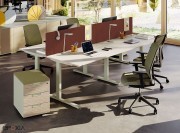 Bureaux bench Adema + avec panneaux acoustiques