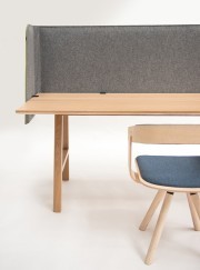 Cloison acoustique à fixer au plateau Buzziwrap par Buzzispace