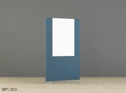 Cloison acoustique sur pied Limbus Original, option tableau d'écriture
