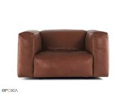 Fauteuil Cloud, cuir