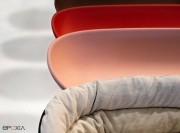 Banc Roly Poly en polyéthylène, avec ou sans coussin (option)