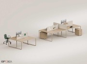 Collection de bureaux Open Space Itube