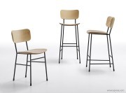 Chaise et tabouret de bar Master
