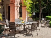 Salon de jardin en métal Collier, design italien