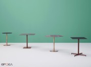 Collection de pieds de table de restauration Inox