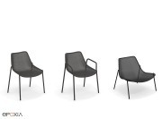 Chaise, fauteuil et fauteuil lounge Round