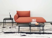 Tables basses Lea,plateau finition bois noir
