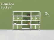 Casiers Concerto Lockers par Bralco