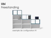 Configuration d'ameublement Ubi Freestanding, exemple de configuration