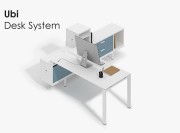 Configuration d'ameublement Ubi Desk System pour bureau individuel