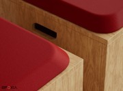 Détail sur les coussins d'assise en Flexyskin