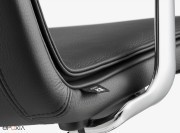 Détail assise cuir Valea Soft