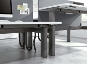 Détail piétement réglable en hauteur bench Crono