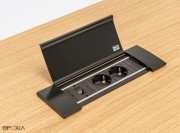 Détail boitier connectique pour bench Viga