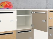 Détail intérieur casier Lato
