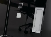 Détail connectique sur desserte
