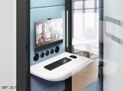 Détail connectivité, réglage du flux d'air, de l'éclairage