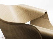 Détail de la coque bois, hêtre ou chêne, vernie ou laquée