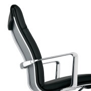 Détail dossier haut fauteuil Una executive