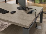 Bureau openspace sur desserte porteuse Atreo, détail électrification
