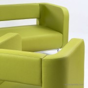 Détail fauteuil accueil Kapsul