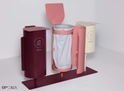 Détail sur le système d'ouverture des poubelles Birdie