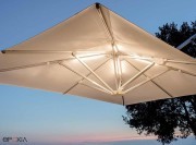 Détail lumières parasol Trévi