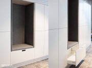 Détail niche aménagée rangements Space