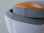 Détail assise bi-matière