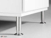 Pieds métal