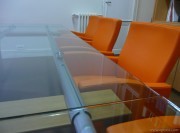 Table extensible en verre, collection Stilt