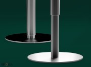 Détail du socle du pied réglable en hauteur Lift