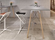 Table de réunion haute Atreo Wood