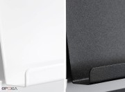 Tablette de présentation, noire ou blanche