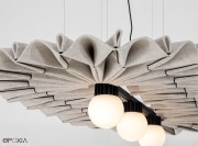 Détail BuzziPleat, Led Glob, modèle Edel Long
