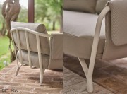 Détail structure et rembourrage sofa Carousel