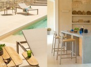 Mobilier outdoor, transat et tabouret de bar Shine