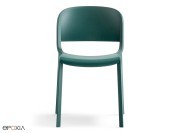 Chaise empilable Dome 260, polypro vert