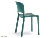 Chaise empilable Dome 260, polypro vert