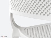 Détail chaise empilable Dome 261