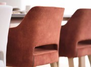 Fauteuil Lena design - dossier haut - cuisine