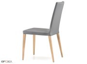 Chaise Dress 530, pieds chêne blanchi