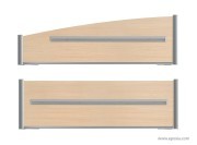 Ecran de séparartion KP+ avec rail