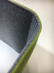Détail cloison de séparation Buzziwrap desk