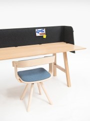 Ecran de séparation acoustique à fixer au plateau Buzziwrap